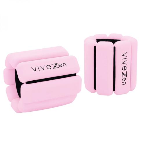 Vivezen - Poids Lestés Réglables Pour Course Ou Fitness, Poignets Ou Chevilles - 1kg - Rose