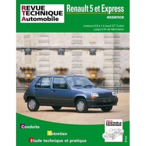 Renault 5 Et Express - Moteurs Essence Atmosphérique De 0.91 À 1.4
