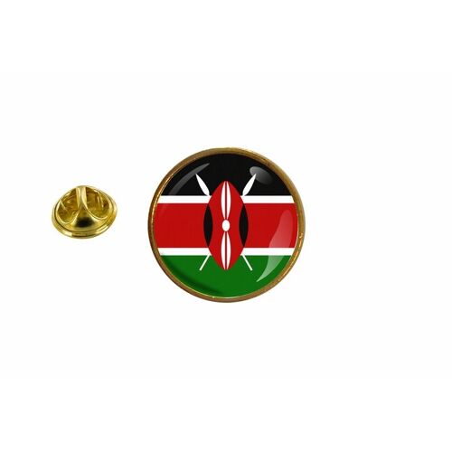 Pins Pin Badge Pin's Drapeau Kenya Rond Cocarde