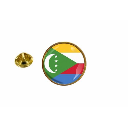 Pins Pin Badge Pin's Drapeau Comores Comorien Rond Cocarde