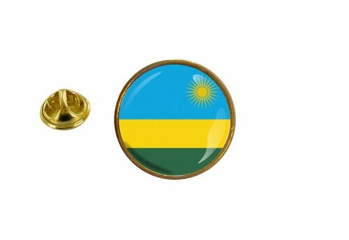 Pins Pin Badge Pin's Drapeau Rwanda Rwandais Rond Cocarde