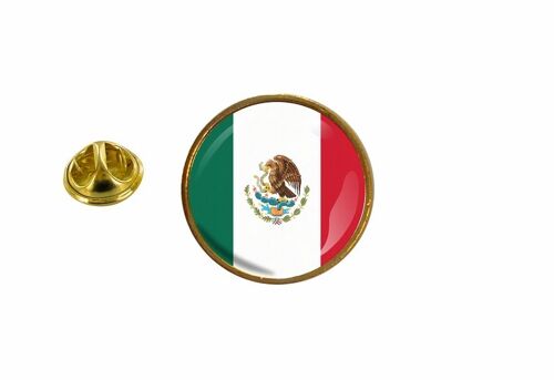 Pins Pin Badge Pin's Drapeau Mexique Mexicain Rond Cocarde