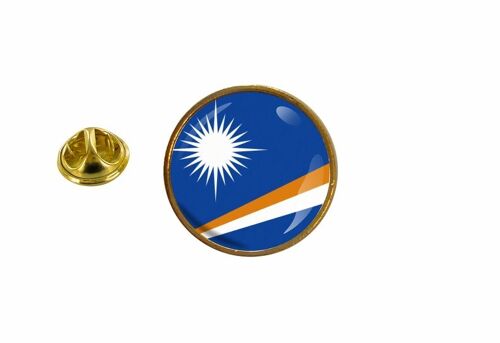 Pins Pin Badge Pin's Drapeau Iles Marshall Rond Cocarde