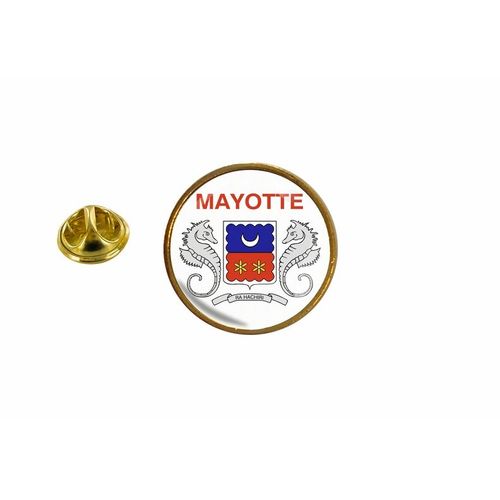 Pins Pin Badge Pin's Drapeau Mayotte Rond Cocarde