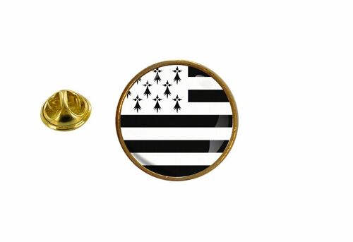 Pins Pin Badge Pin's Drapeau Bretagne Breton Rond Cocarde