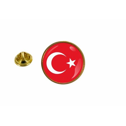 Pins Pin Badge Pin's Drapeau Turquie Turcque Rond Cocarde