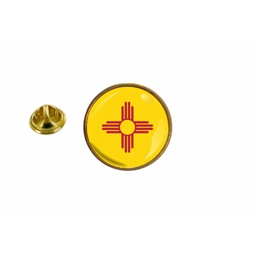 Pins Pin Badge Pin's Drapeau Usa Americain Etats Unis Nouveau Mexique Rond