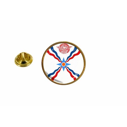 Pins Pin Badge Pin's Drapeau Assyrie Assyrien Rond Cocarde