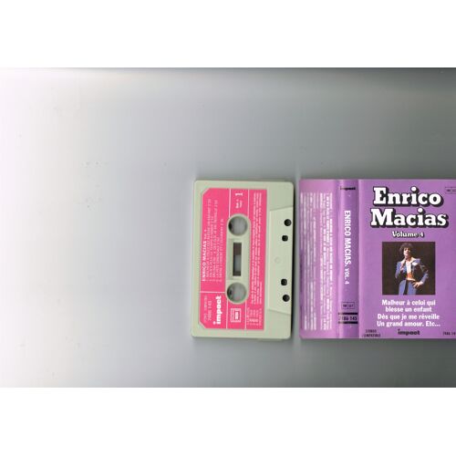Cassette Audio Enrico Macias Volume 4