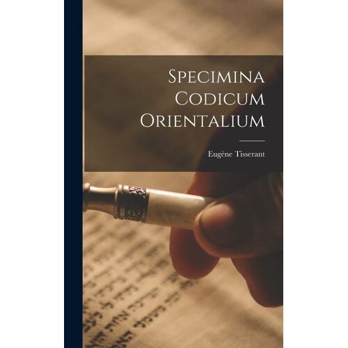 Specimina Codicum Orientalium