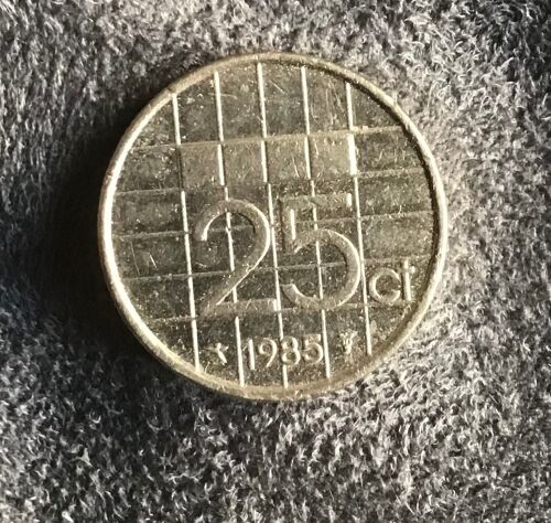 25 Centimes Pays Bas 1985