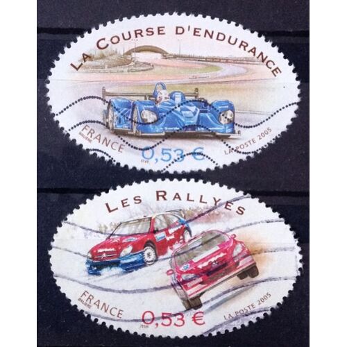 Sport Automobile - Course D'endurance 0,53 (N° 3797) + Les Rallyes 0,53 (N° 3798) Obl - France Année 2005 - Brn83 - N31603