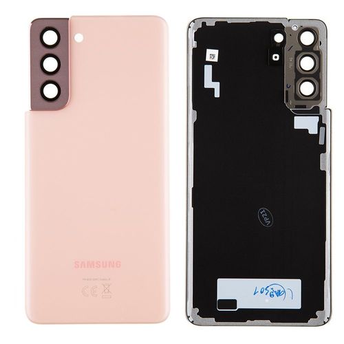 Vitrer Arrière Origine Samsung Galaxy S21(5g) Rose Gh82-24519d