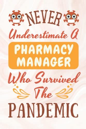Pharmacy Manager Gifts: An Appreciation And Thank You Gift, Blank Notebook Journal For Pharmacy Manager To Write In