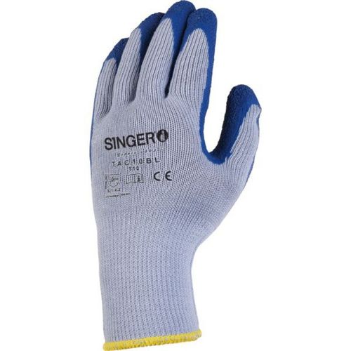 Gant Polyester Paume Enduite Latex Jauge 10 Taille 9 13775-9 (Par 10)
