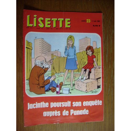 Lisette 1966   N° 23 : Jacinthe Poursuit Son Enquête Auprès De Panade