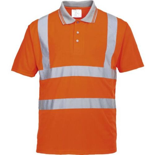 POLO HAUTE VISIBILITE MANCHE COURTE ORANGE - TAILLE XXXXL 15384-OG-4XL