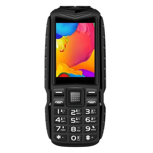 Téléphone Incassable 2.4Pouces Dual SIM AntiChoc et Étanche IP67 Radio FM YONIS