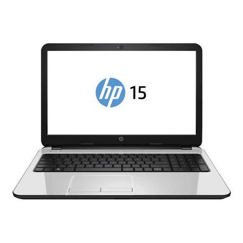 HP 15-r040nf - Core i3 3217U / 1.8 GHz - Win 8.1 64-bit - 4 Go RAM - 500 Go HDD - DVD SuperMulti - 15.6" 1366 x 768 (HD) - HD Graphics 4000 - blanc perle