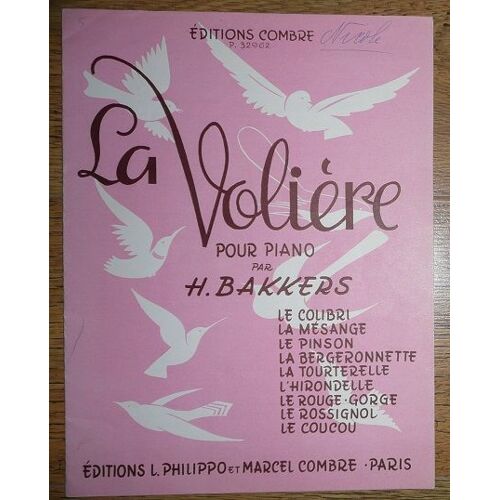 La Volière Pour Piano