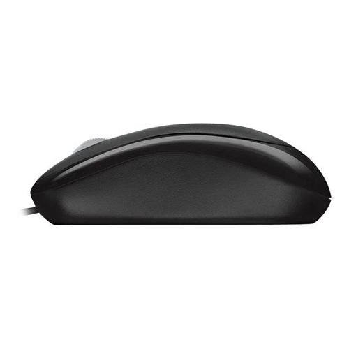 Microsoft Basic Optical Mouse - Souris - droitiers et gauchers - optique - 3 boutons - filaire - USB - noir