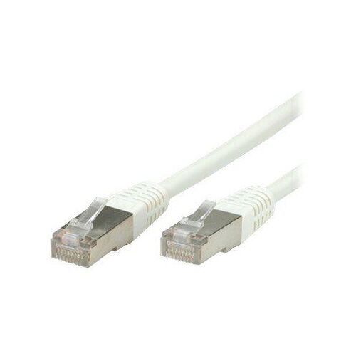 Roline - Cordon de raccordement - RJ-45 (M) pour RJ-45 (M) - 10 m - SFTP - CAT 6 - bloqué - blanc