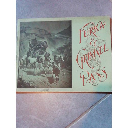 Furka & Grimsel Pass -Spitzliberg - Realp - Rhonegletscher Meiringen - Éditions Lucerne 1900-05 - Cahier 32 Vues Format À L'italienne 20x25 Cm -