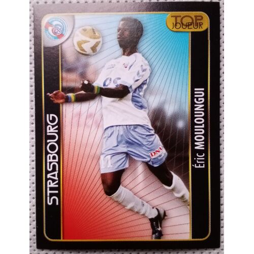 Foot 2008 - Championnat De France De L1 Et L2 - Strasbourg N°468 Éric Mouloungui - Image, Sticker, Autocollant, Vignette Panini