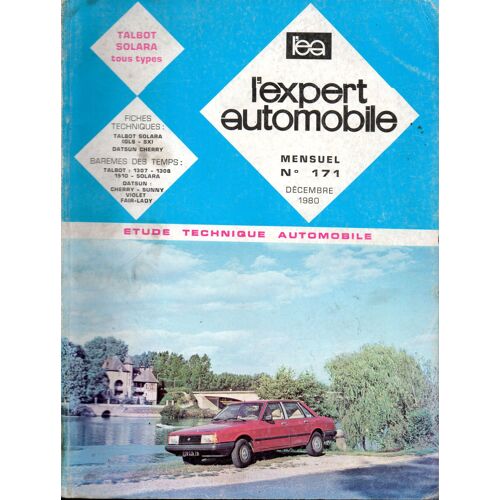 Revue Technique L'expert Automobile N° 171 Talbot Solara Ls / Gl / Gls / Sx