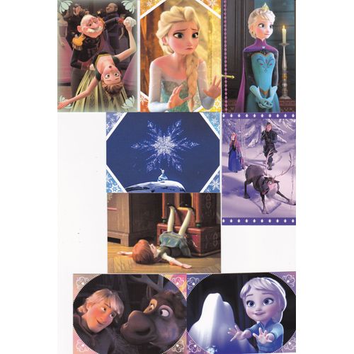 La Reine Des Neiges - Trading Cards Italienne Lot De 8