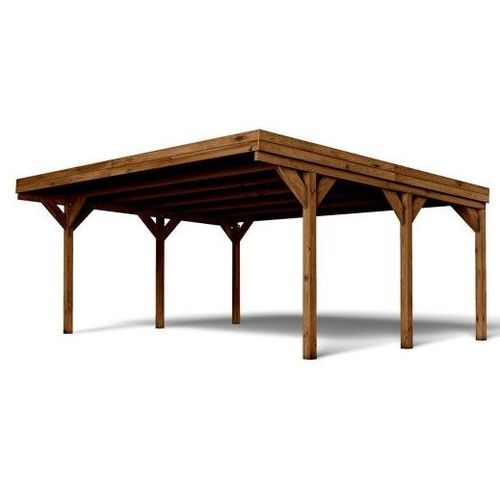 Carport Bois Victor 2 Voitures 29,2 M² - Forest-Style