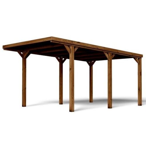 Carport Voiture Victor ? Bois Durable 14,8 M² - Forest-Style