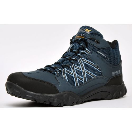 Regatta Edgepoint Isotex Chaussures De Randonnée Imperméables Marche Montagne Bleu/noir