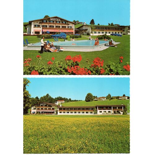 Murnau Am Staffelsee - Alpenhof, Motel Murnau - Lot De 2 Cartes