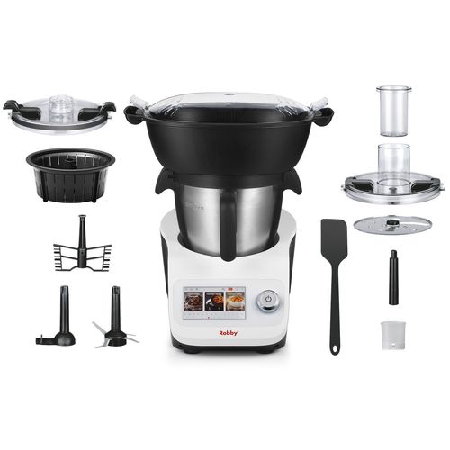 robby - robot cuiseur multifonctions avec balance intégrée et écran tactile - robicook
