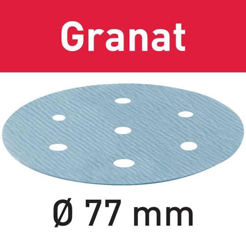 Festool Abrasif STF D77/6 P120 GR/50 Granat - 497406