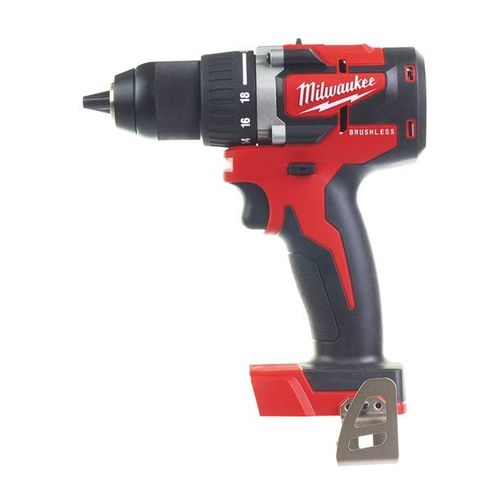 Milwaukee - Perceuse visseuse compacte BRUSHLESS 18 V sans batterie ni chargeur 13 mm 60 Nm - M18 CBLDD-0