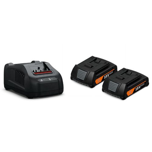 Batterie 2X + Chargeur Batters Starter Set GBA 18 V 2.0 AH AS