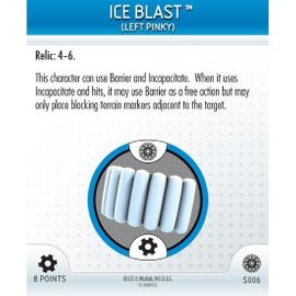 Ice Blast S006 Invincible Iron Man Booster Heroclix