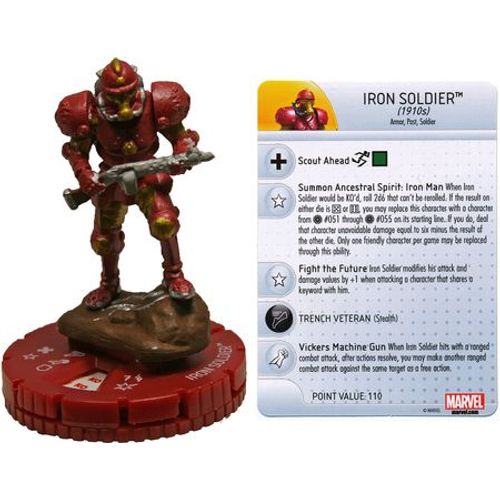 Iron Soldier (1910s) #056 Invincible Iron Man Marvel Heroclix