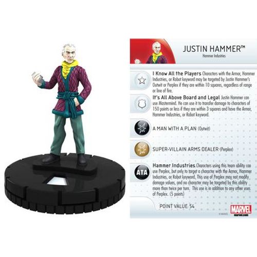 Justin Hammer #008 Invincible Iron Man Marvel Heroclix