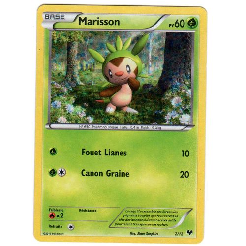 Carte Pokemon - Marisson - 3/39 - Bienvenue A Kalos -