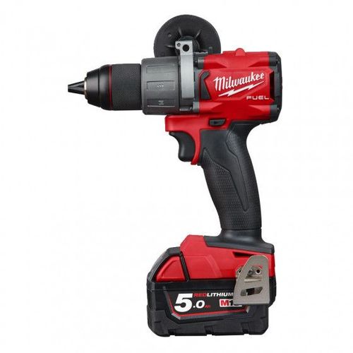 Milwaukee - Perceuse à percussion FUEL One-Key 18 V Li-Ion 5.0 Ah 135 Nm - M18 ONEPD2-502X