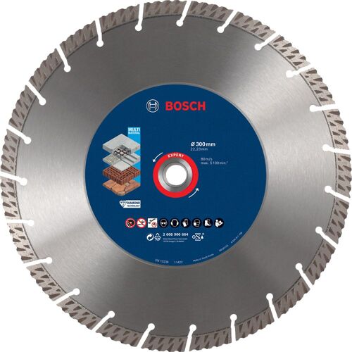Bosch Disque à tronçonner diamanté EXPERT MultiMaterial 300 x 22,23 x 2,8 x 15 mm - 2608900664