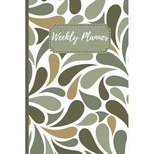 Weekly Planner: 52 Weeks With Reference To The Weather, Date, Goals, And Notes. Hardcover, 120 Pages