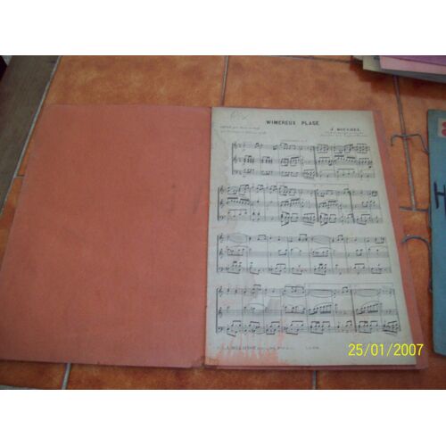 Lot De 4 Partitions Pour Harmonie Et Fanfare Wimereux Plage,Océana,Valse Boheme,Henrichemont