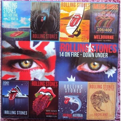 16cd+1dvd Box 14 On Fire - Down Under = Australian Tour. 2014