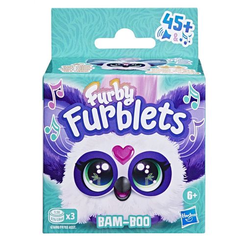 Pound Puppies Plush Furby Furblets Bam-Boo