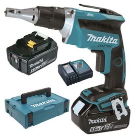Visseuse à Placo sans fil MAKITA DFS452RTJ 18 V LXT (2 X 5,0 Ah)