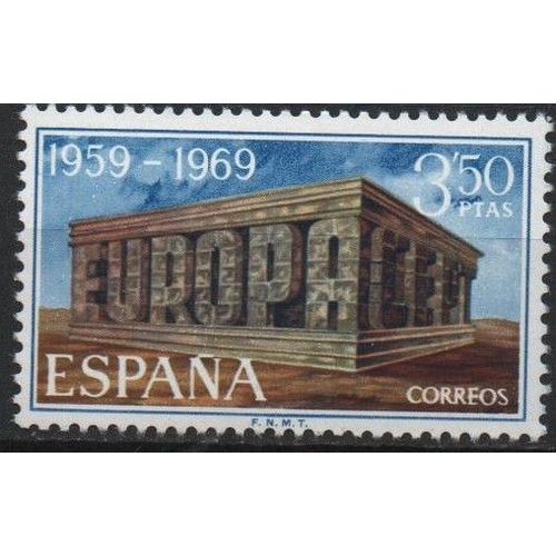 Espagne Timbres Europa 1969-1970